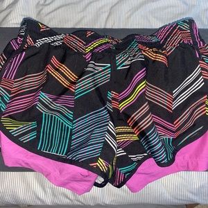 Size small multicolored workout shorts by Varsity Spirit